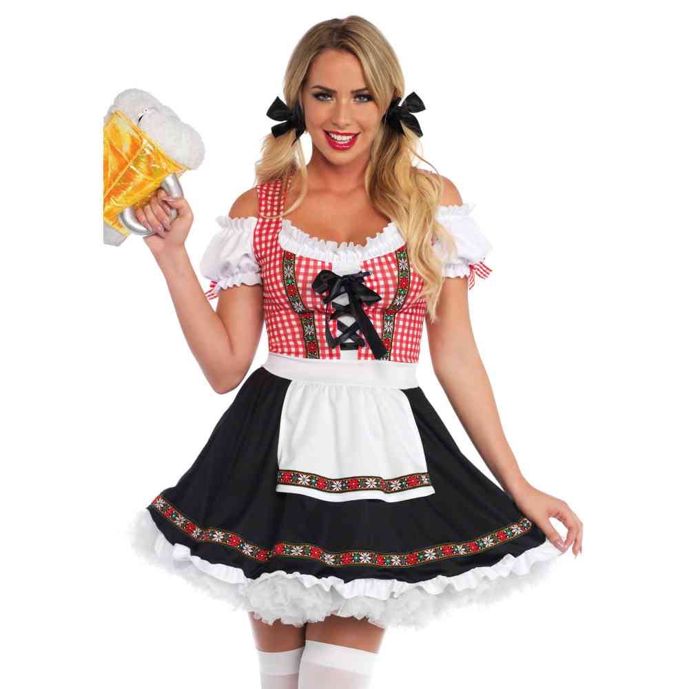 Leg Avenue - Beer Garden Babe Costume - Multicolours